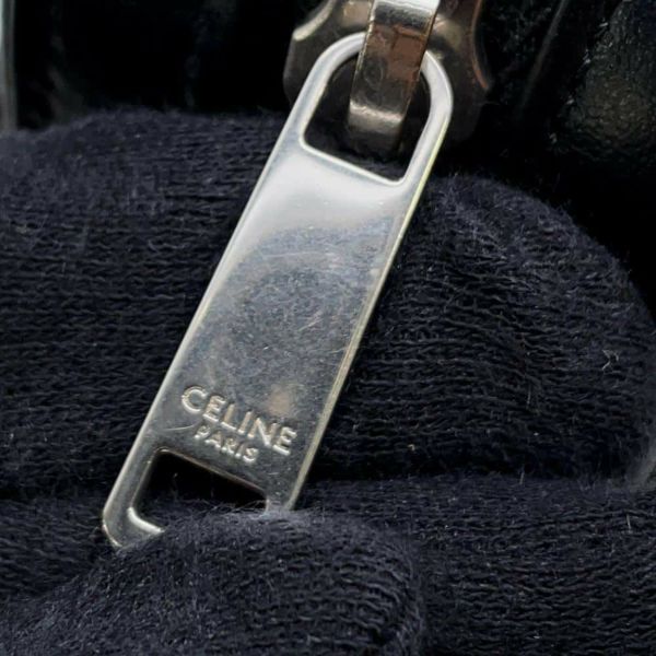 セリーヌ ショルダーバッグ ロゴ レザー 194503 CELINE バッグ 黒