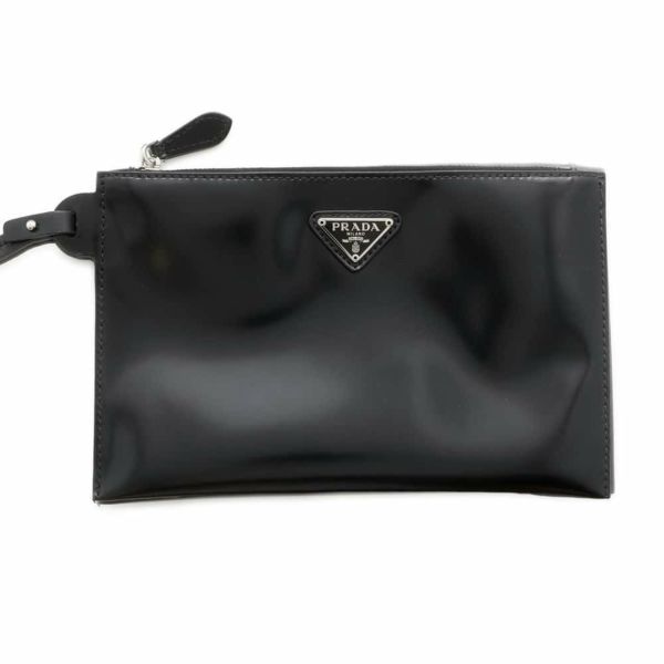 プラダ トートバッグ トライアングルロゴ メッシュ ショッピングバッグ 1BG416 PRADA 黒