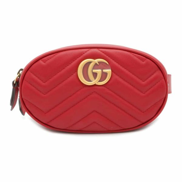 グッチ ウエストバッグ GGマーモント キルティングレザー ベルトバッグ 476434 GUCCI ウエストポーチ