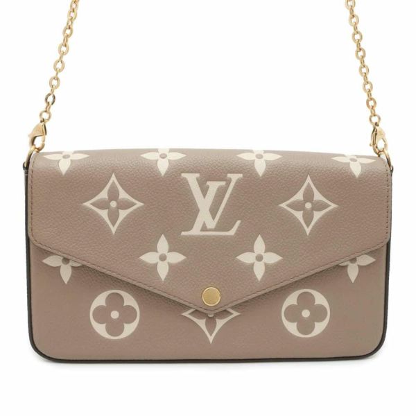 ルイヴィトン チェーンウォレット モノグラム・アンプラント ポシェット・フェリシー M82610 LOUIS VUITTON 長財布