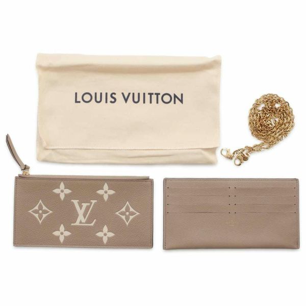 ルイヴィトン チェーンウォレット モノグラム・アンプラント ポシェット・フェリシー M82610 LOUIS VUITTON 長財布