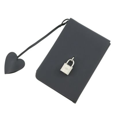 エルメス ノートカバー カルネ・シークレット モーブペール/シルバー