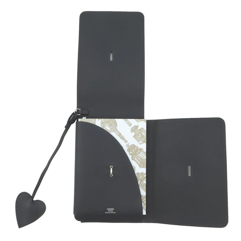 エルメス ノートカバー カルネ・シークレット アルドワーズ/シルバー金具 スイフト K刻印 HERMES メルヴェイユーズ・ランタン