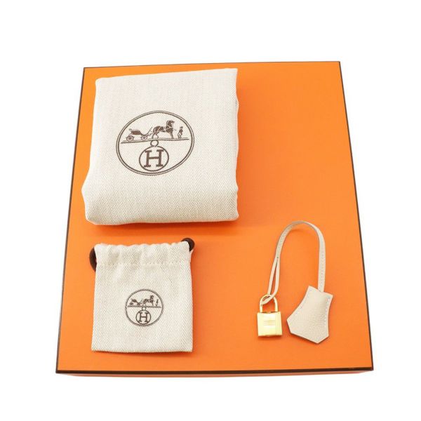 エルメス バーキン25 クレ/ゴールド金具 トゴ B刻印 HERMES Birkin ハンドバッグ