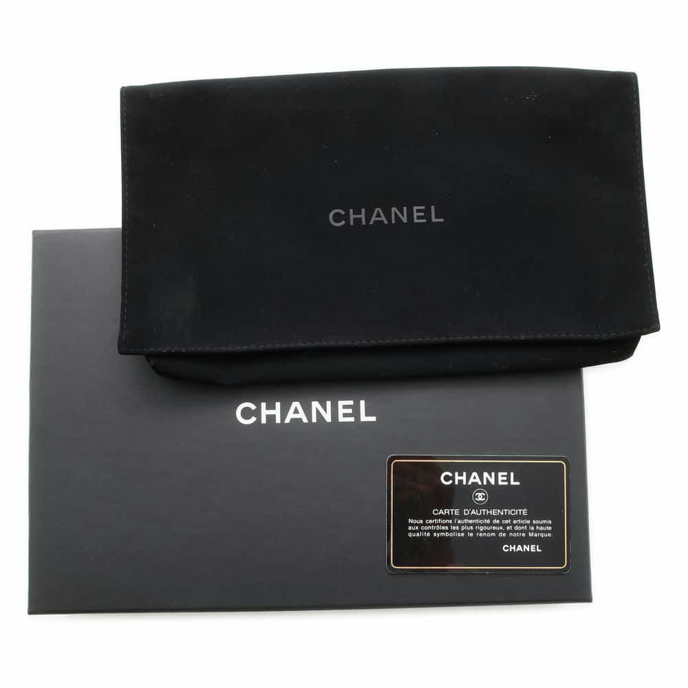 シャネル チェーンウォレット ココマーク キャビアスキン A48654 CHANEL チェーンショルダーバッグ 財布 黒