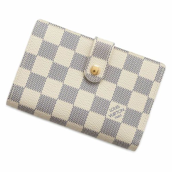 ルイヴィトン 二つ折り財布 ダミエ・アズール ポルトフォイユ・ヴィエノワ N61676 LOUIS VUITTON 財布