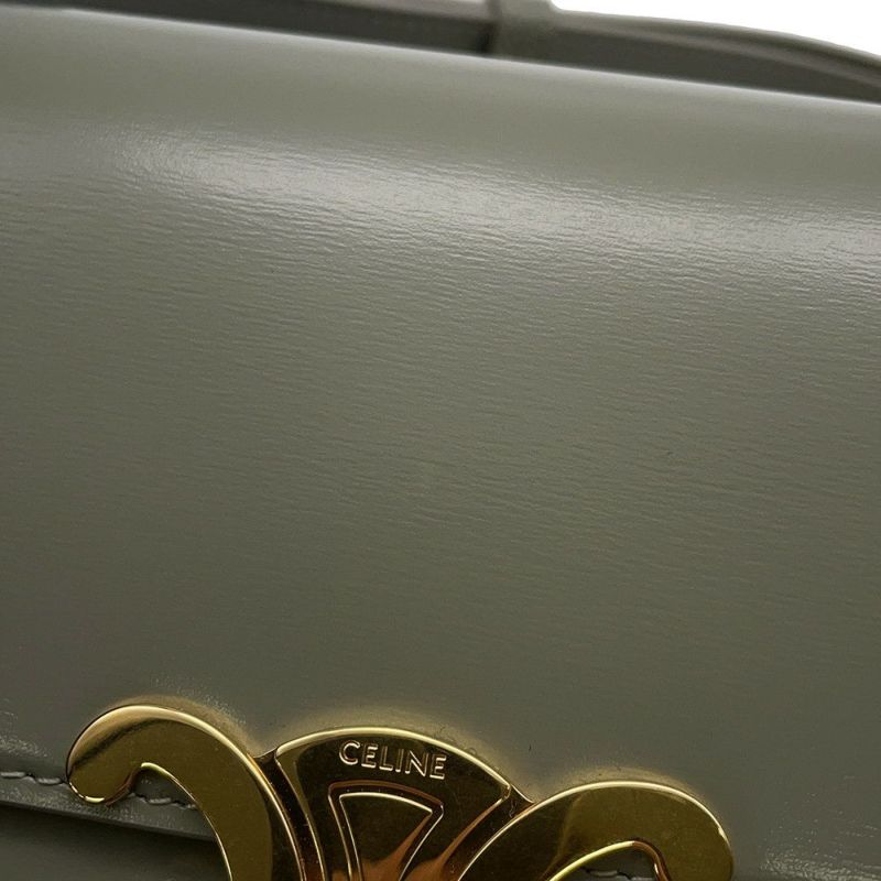 セリーヌ ショルダーバッグ ティーン トリオンフ シャイニーカーフレザー 188423 CELINE バッグ