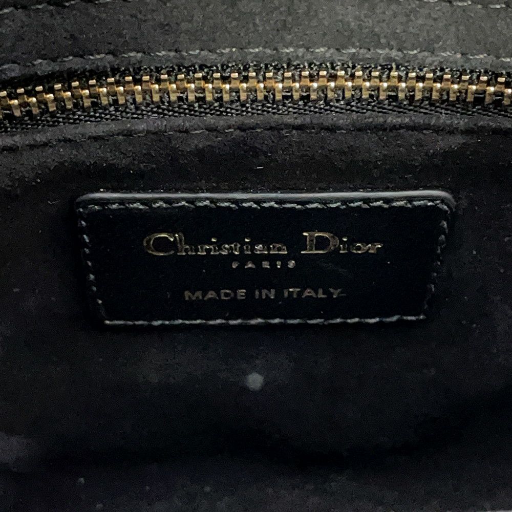 クリスチャン・ディオール ハンドバッグ MY ABCDIOR カナージュ M0538OCAL 2wayショルダー 黒