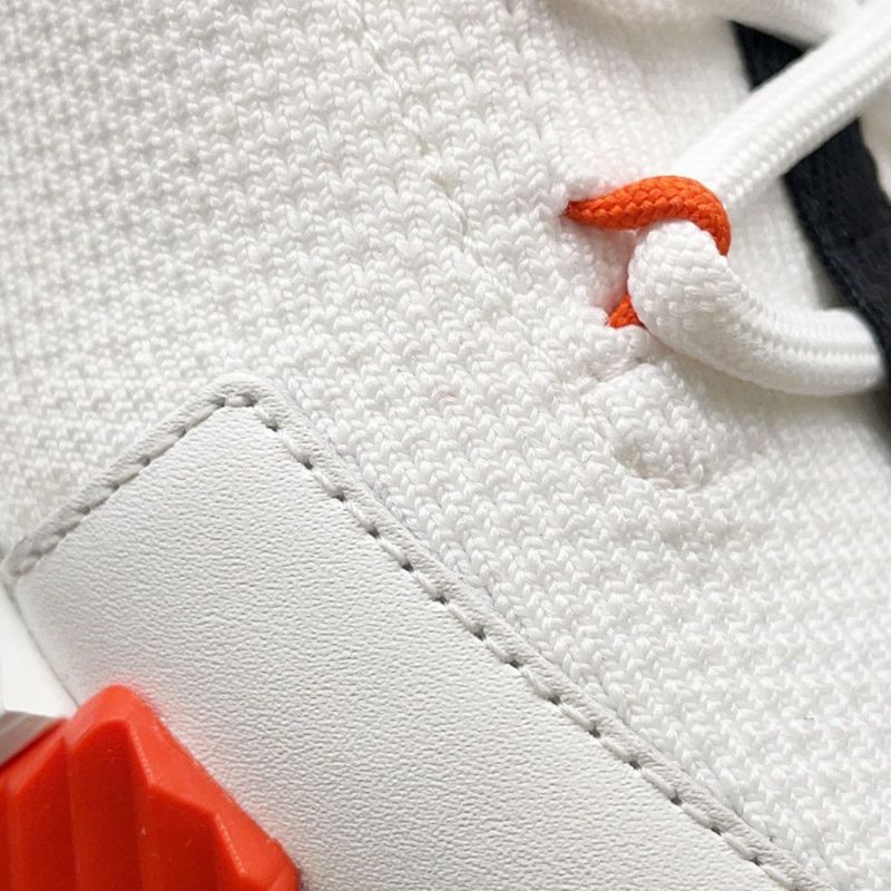 エルメス スニーカー リフト ニット カーフレザー レディースサイズ36.5 HERMES 靴 白