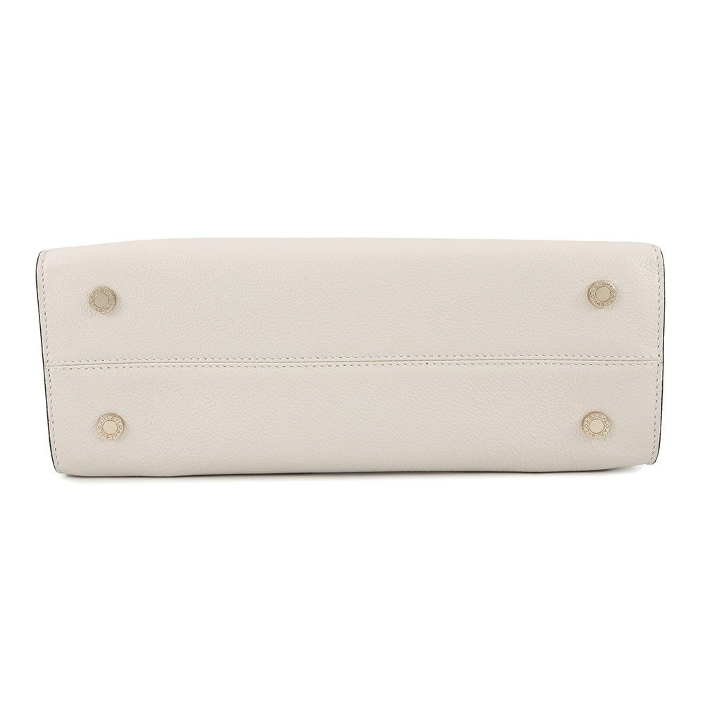 ブルガリ ハンドバッグ ブルガリブルガリ アルバ レザー BVLGARI 2way 黒 白