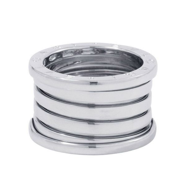 ブルガリ リング ビーゼロワン B-zero1 4バンド K18WGホワイトゴールド サイズ52 BVLGARI 指輪 ジュエリー