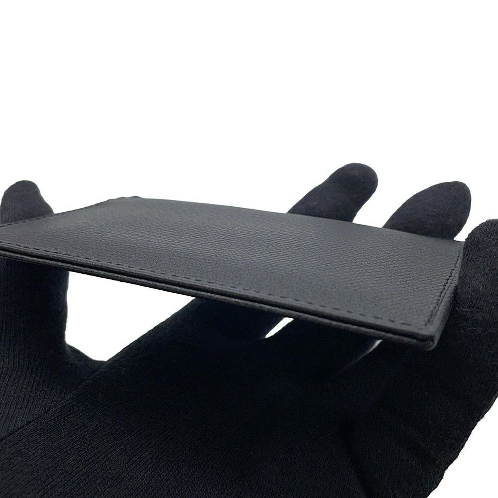 シャネル カードケース ココマーク ココボタン レザー CHANEL 財布 黒