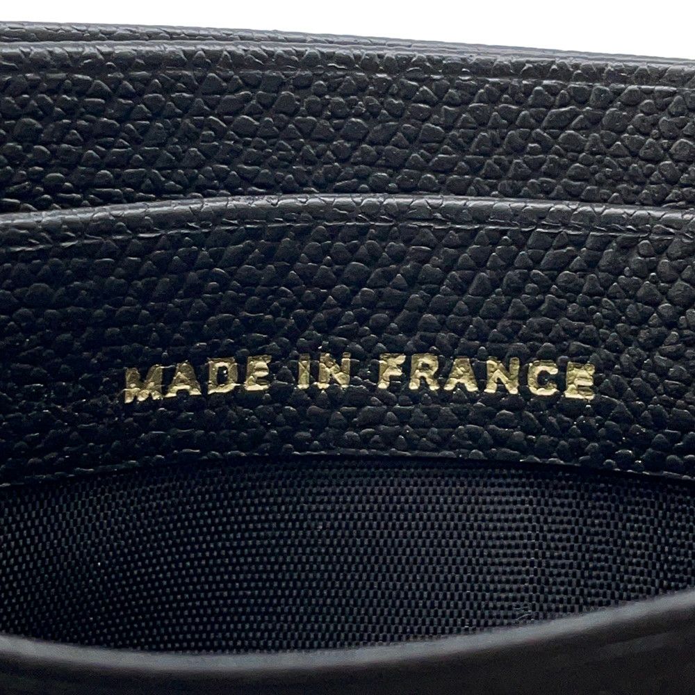 シャネル カードケース ココマーク ココボタン レザー CHANEL 財布 黒