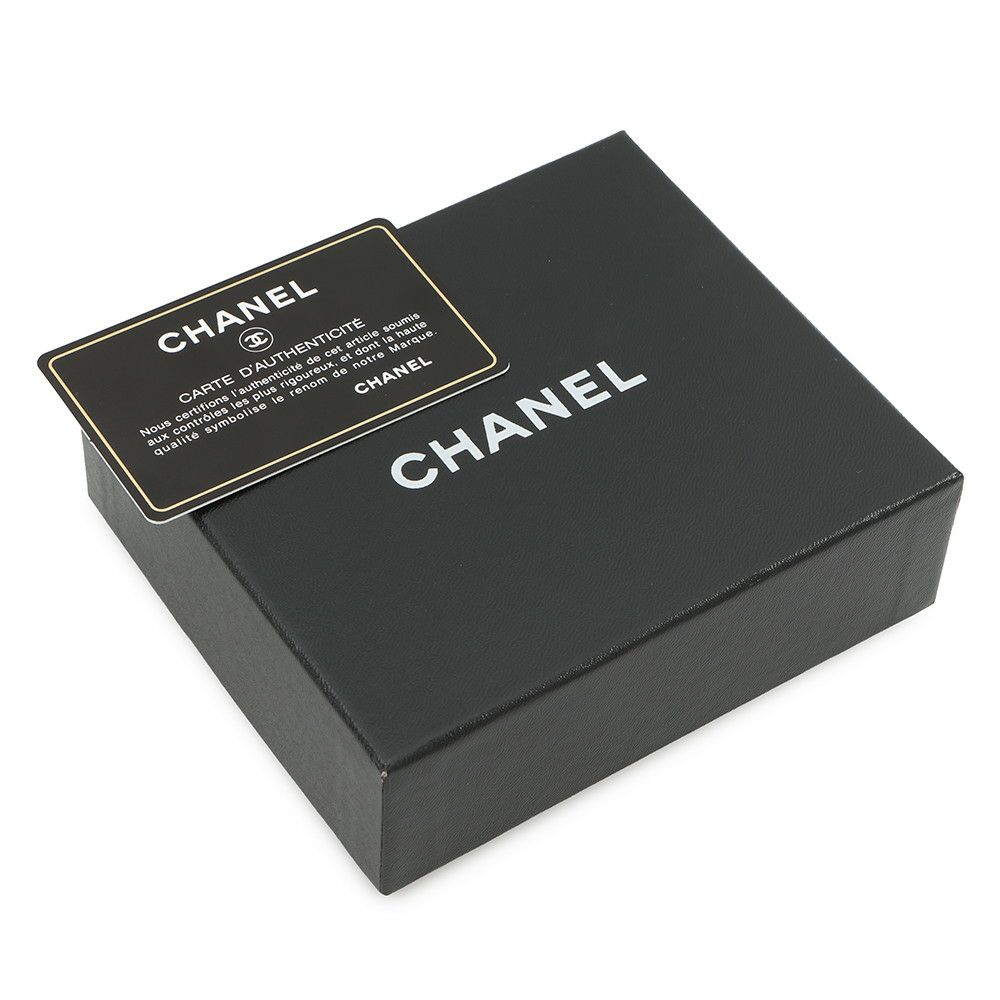 シャネル カードケース ココマーク ココボタン レザー CHANEL 財布 黒