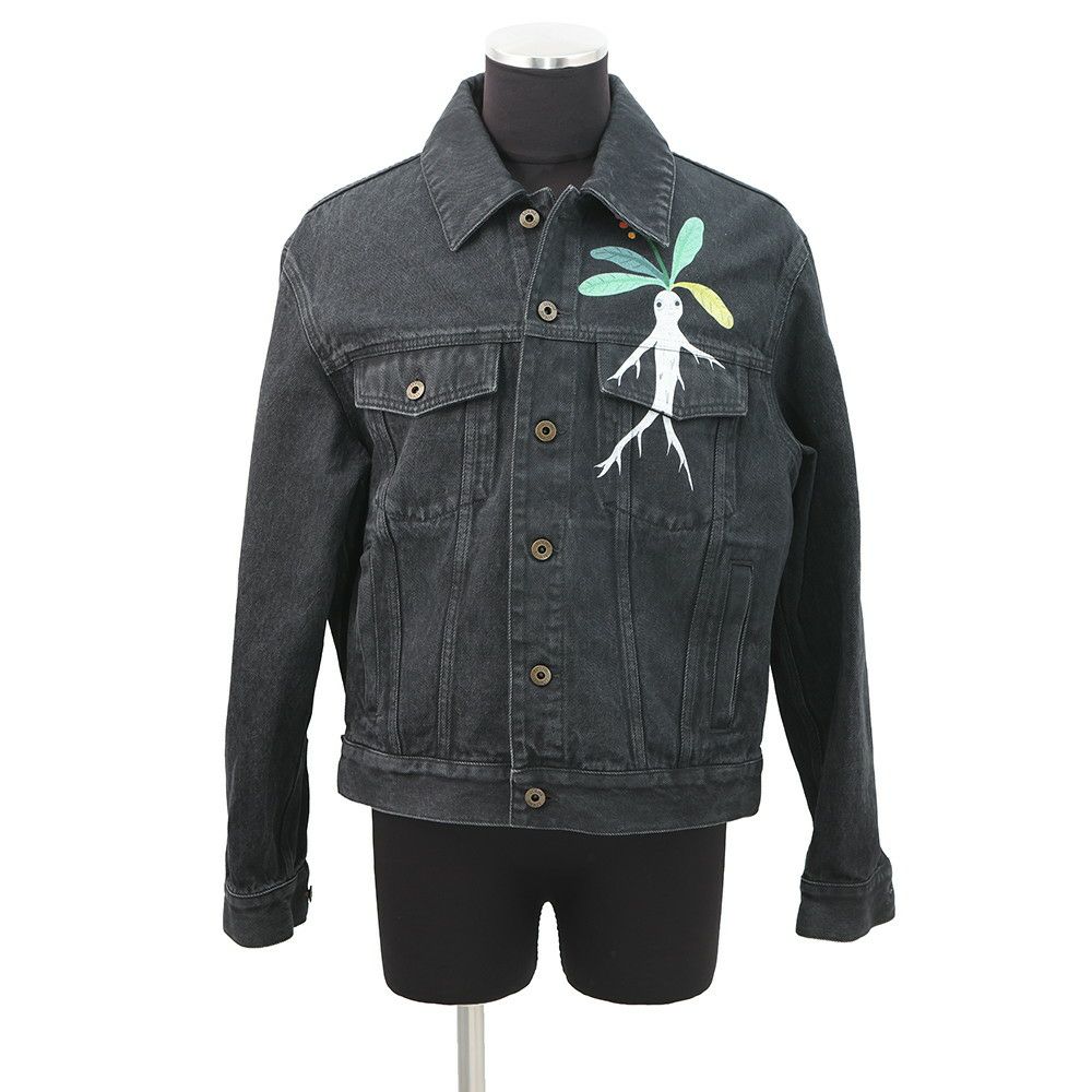 ロエベ ジャケット SUNA FUJITAコラボ マンドラゴラ デニムジャケット メンズサイズ44 H526Y50W15 アウター 黒