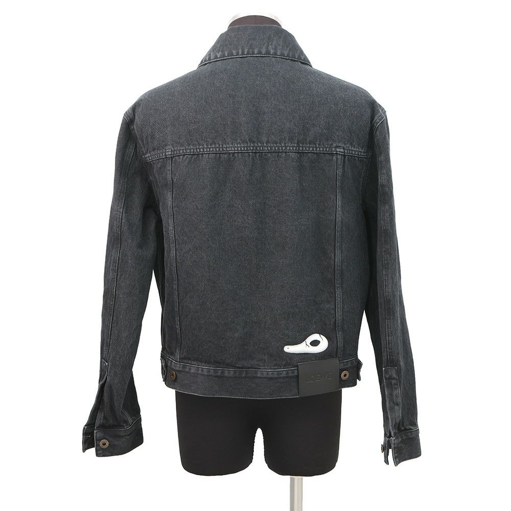 ロエベ ジャケット SUNA FUJITAコラボ マンドラゴラ デニムジャケット メンズサイズ44 H526Y50W15 アウター 黒