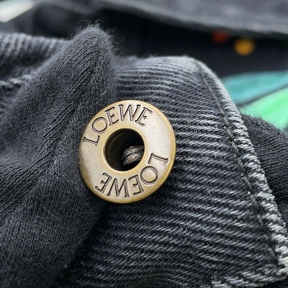 ロエベ ジャケット SUNA FUJITAコラボ マンドラゴラ デニムジャケット メンズサイズ44 H526Y50W15 アウター 黒