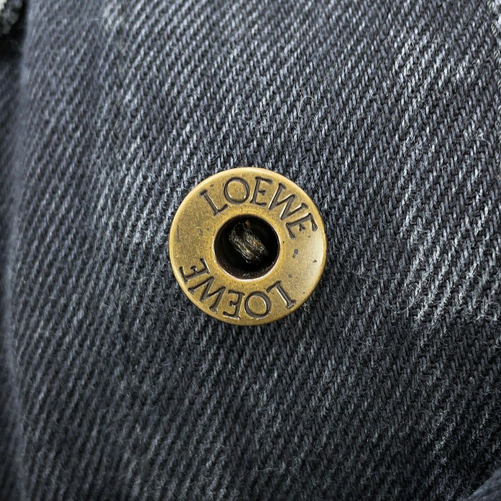 ロエベ ジャケット SUNA FUJITAコラボ マンドラゴラ デニムジャケット メンズサイズ44 H526Y50W15 アウター 黒