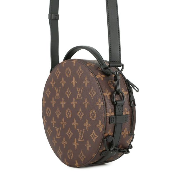 ルイヴィトン ショルダーバッグ モノグラム ホイール・ボックス M59706 LOUIS VUITTON 黒 ブラック ヴァージル･アブロー