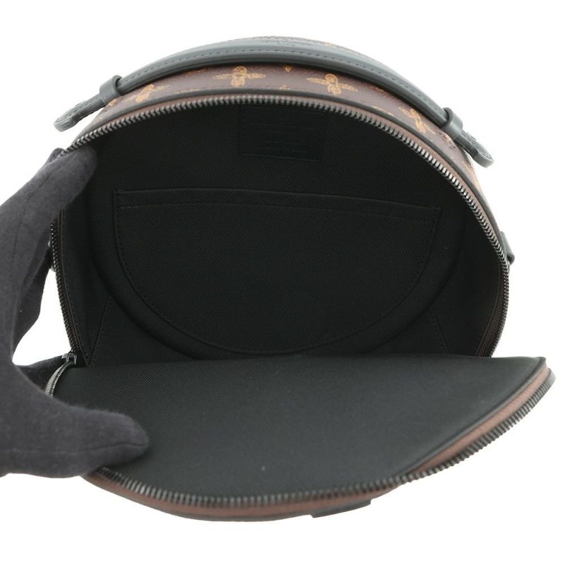ルイヴィトン ショルダーバッグ モノグラム ホイール・ボックス M59706 LOUIS VUITTON 黒 ブラック ヴァージル･アブロー