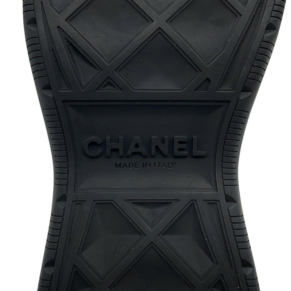 シャネル スニーカー ココマーク レディースサイズ38 G35617 CHANEL 靴 黒