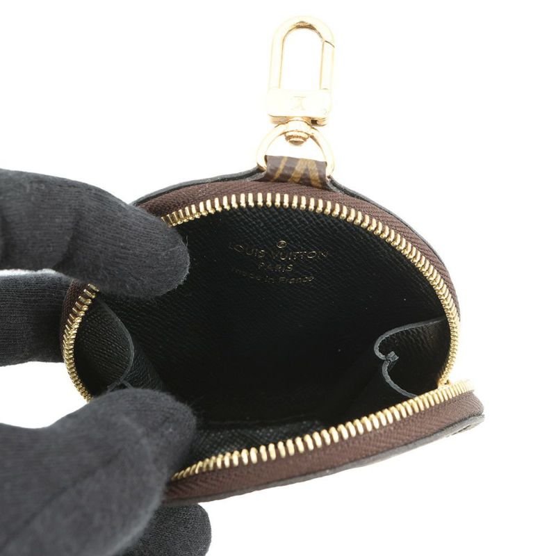 ルイヴィトン ショルダーストラップ モノグラム コインケース付き 幅4cm J02493 LOUIS VUITTON ヴィトン ポーチ付き 黒