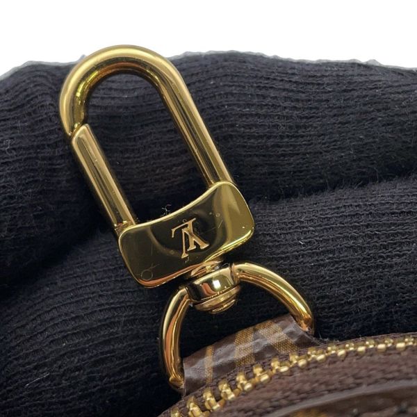 ルイヴィトン ショルダーストラップ モノグラム コインケース付き 幅4cm J02493 LOUIS VUITTON ヴィトン ポーチ付き 黒