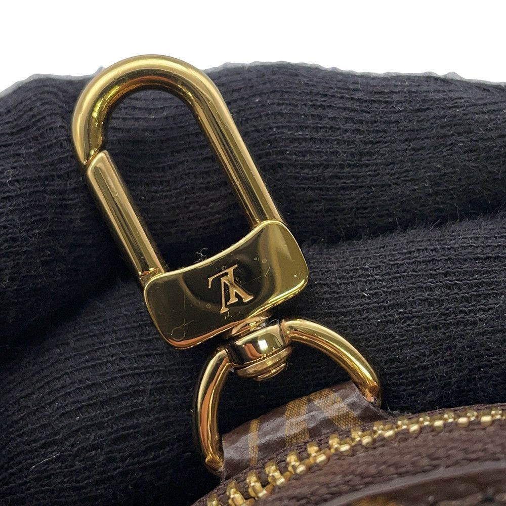 ルイヴィトン ショルダーストラップ モノグラム コインケース付き 幅4cm J02493 LOUIS VUITTON ヴィトン ポーチ付き 黒