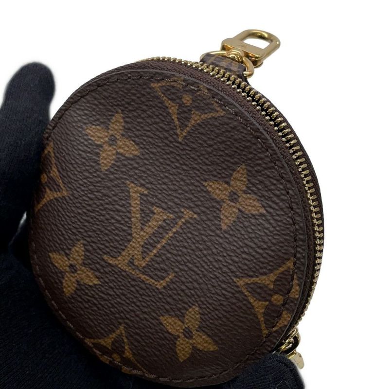 ルイヴィトン ショルダーストラップ モノグラム コインケース付き 幅4cm J02493 LOUIS VUITTON ヴィトン ポーチ付き 黒