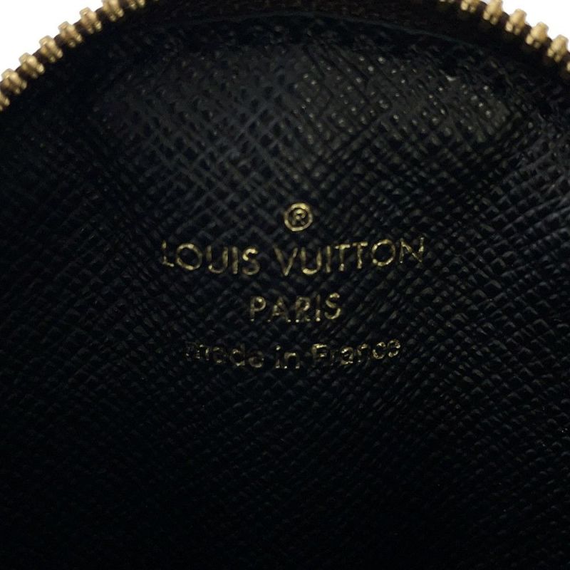 ルイヴィトン ショルダーストラップ モノグラム コインケース付き 幅4cm J02493 LOUIS VUITTON ヴィトン ポーチ付き 黒