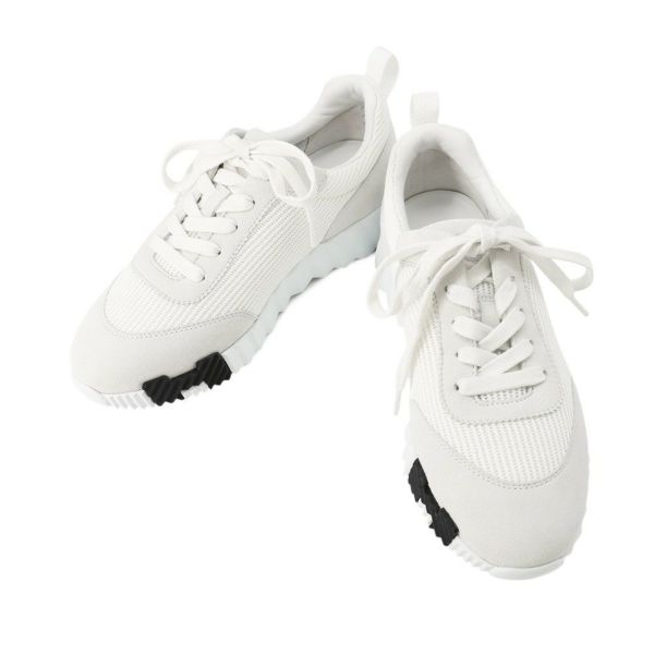 エルメス　バウンシング　24 37 HERMES スニーカー エルメス スニーカー バウンシング レザー レディースサイズ37 HERMES