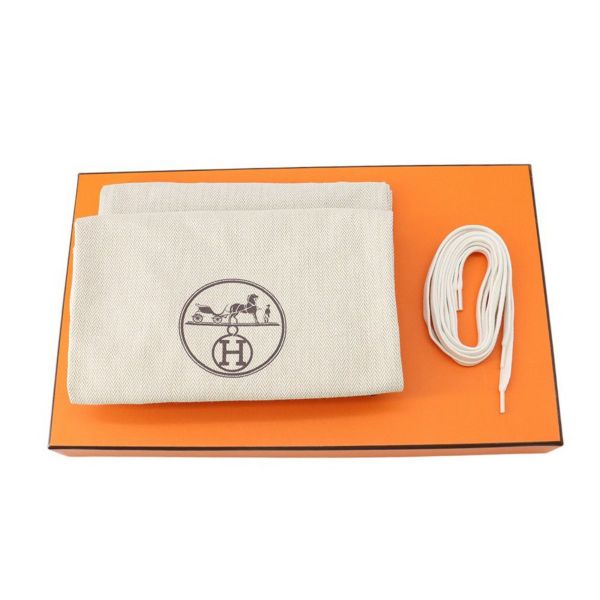 エルメス スニーカー バウンシング レザー レディースサイズ37 HERMES 靴 白