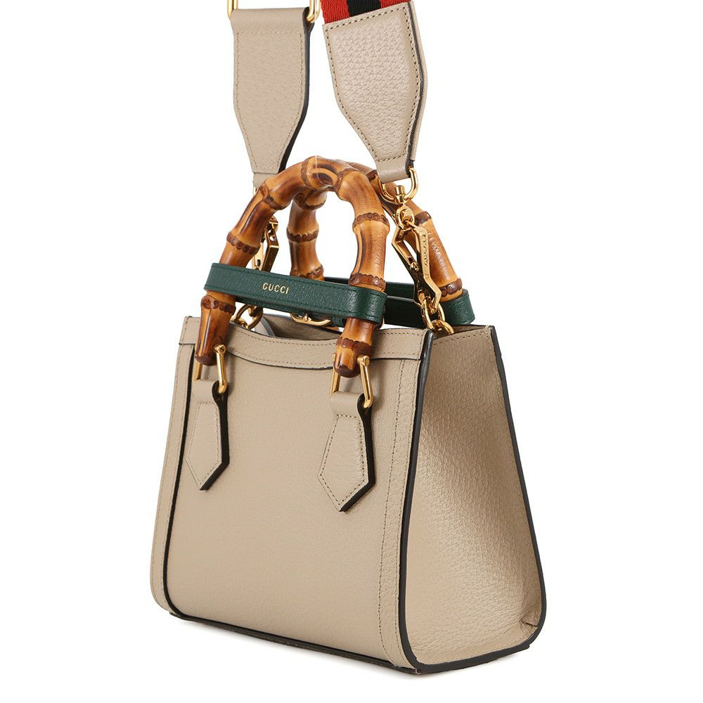 グッチ ハンドバッグ ダイアナ ミニトートバッグ バンブー レザー 702732 GUCCI 2way ショルダーバッグ