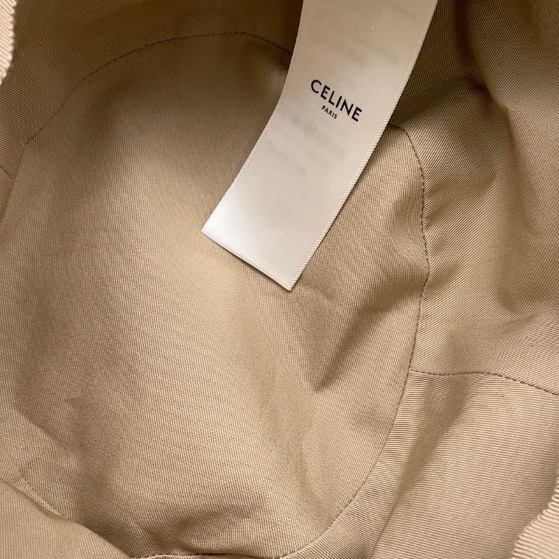 セリーヌ ハット ロゴ コットン サイズ S CELINE 帽子
