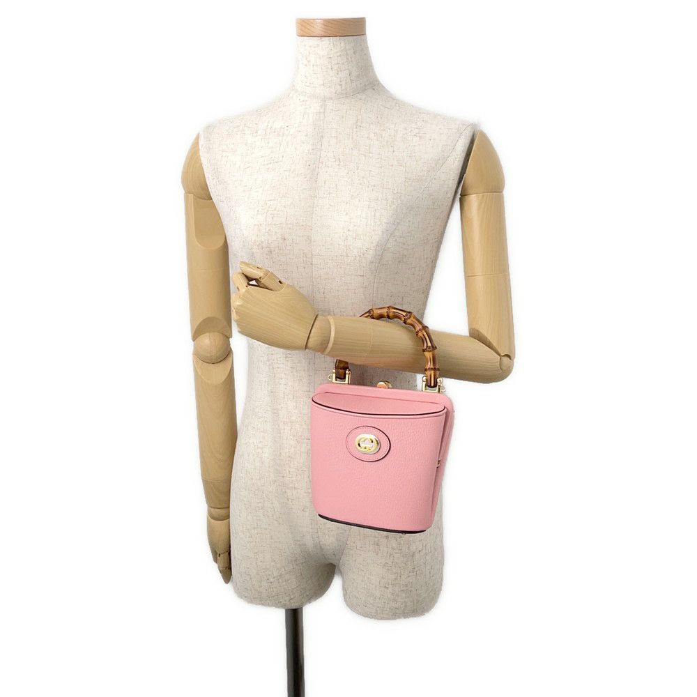 グッチ ハンドバッグ バンブー ミニ バケット 616436 GUCCI 2way