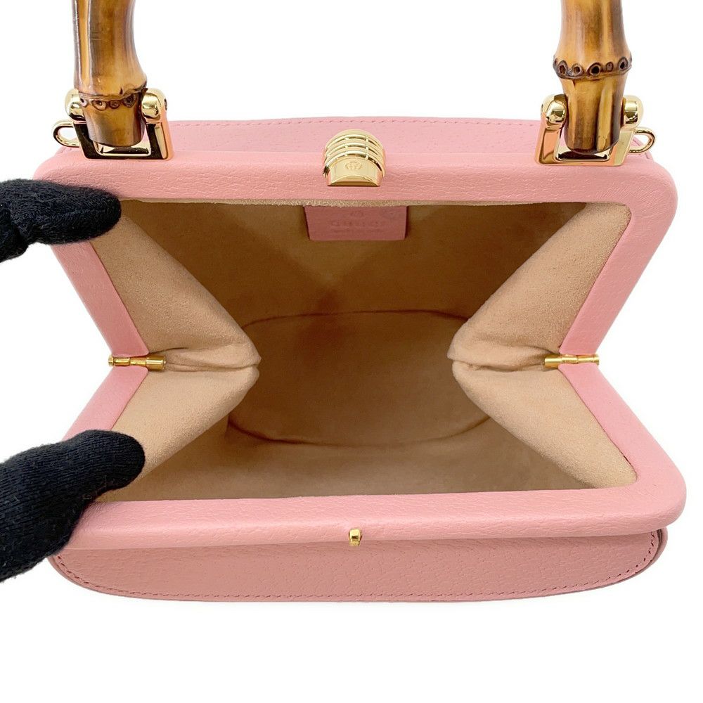 グッチ ハンドバッグ バンブー ミニ バケット 616436 GUCCI 2way