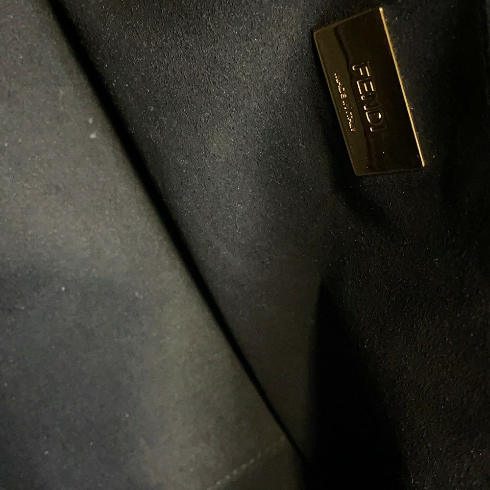 フェンディ ハンドバッグ セレリア FF トート スモール レザー 8BH367 2way FENDI ショルダーバッグ 黒