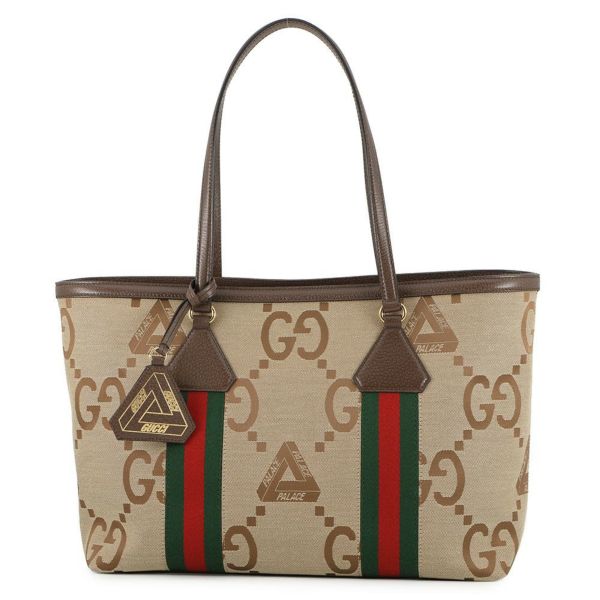 グッチ トートバッグ オフィディア ジャンボGG ミディア キャンバス/レザー 723736 GUCCI PALECEコラボ2022年