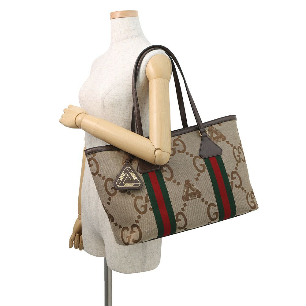 グッチ トートバッグ オフィディア ジャンボGG ミディア キャンバス/レザー 723736 GUCCI PALECEコラボ2022年