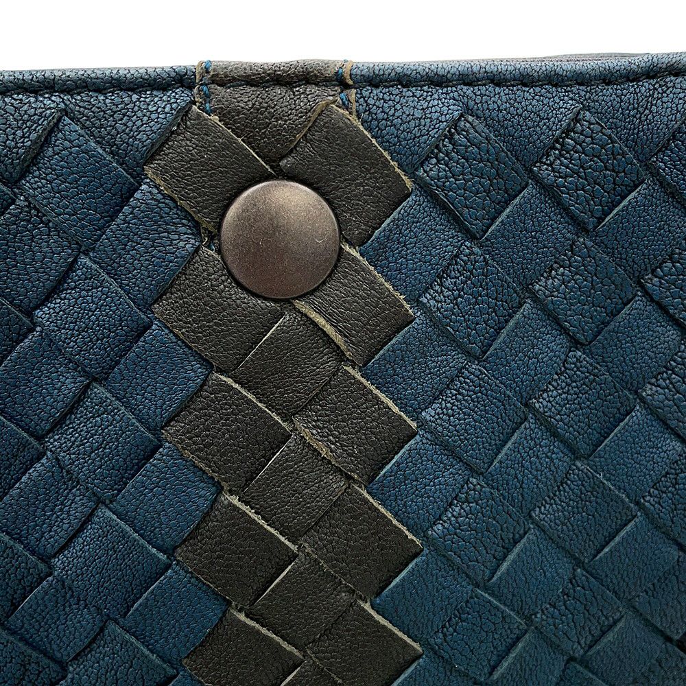 ボッテガヴェネタ ショルダーバッグ イントレチャート クラブ フュメ メッセンジャーバッグ 387302 BOTTEGA VENETA 黒