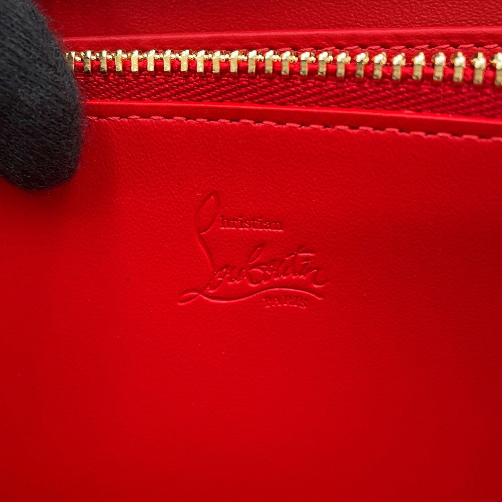 クリスチャン・ルブタン 長財布 パネトーネ スタッズ 3175224 Christian Louboutin ラウンドファスナー