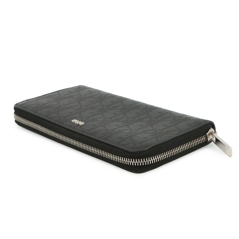 クリスチャン・ディオール 長財布 オブリーク ギャラクシー ラウンドジップウォレット 2ESBC252VPD 黒 トロッター