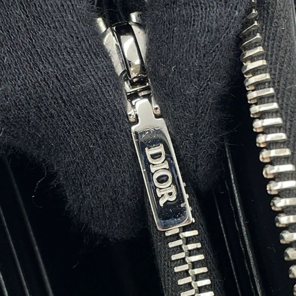 クリスチャン・ディオール 長財布 オブリーク ギャラクシー ラウンドジップウォレット 2ESBC252VPD 黒 トロッター