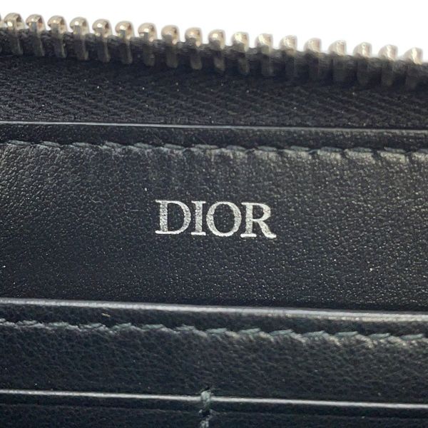 クリスチャン・ディオール 長財布 オブリーク ギャラクシー ラウンドジップウォレット 2ESBC252VPD 黒 トロッター