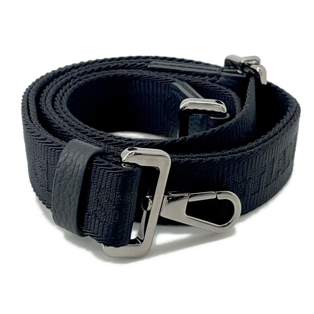 クリスチャン・ディオール ショルダーバッグ オブリーク ジャカード ジップポーチ キャンバス 2OBBC119YSE Christian Dior 黒