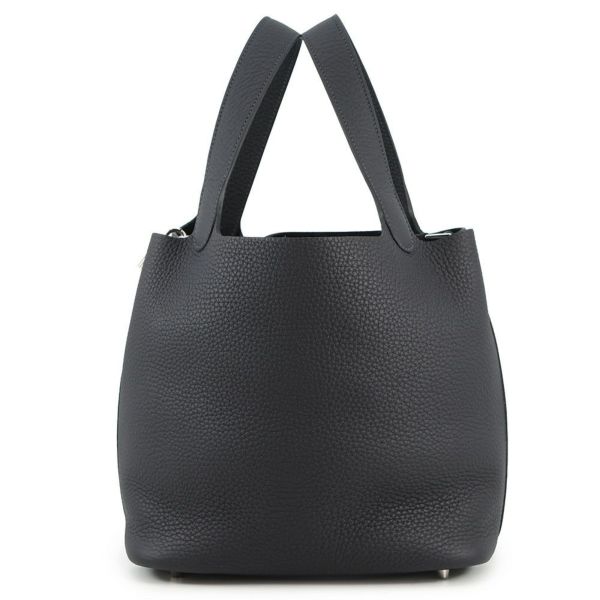 エルメス ハンドバッグ ピコタンロックMM キャバン/シルバー金具 トリヨンクレマンス K刻印