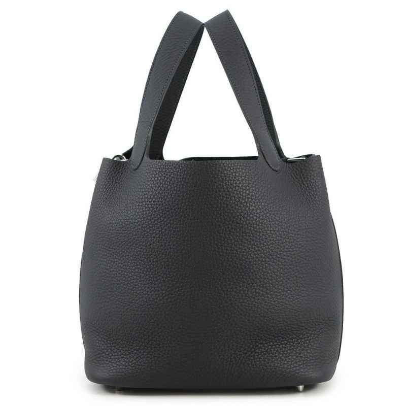 エルメス ハンドバッグ ピコタンロックMM キャバン/シルバー金具 トリヨンクレマンス K刻印