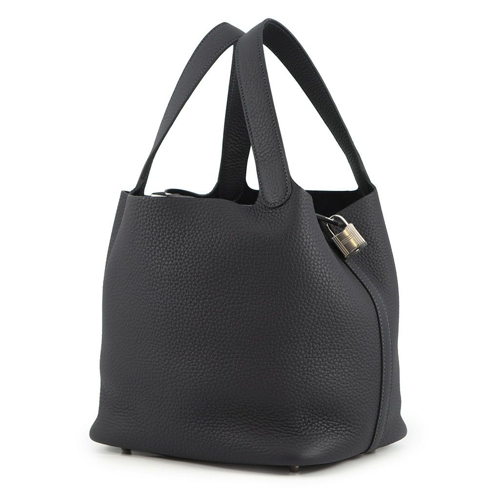 エルメス ハンドバッグ ピコタンロックMM キャバン/シルバー金具 トリヨンクレマンス K刻印