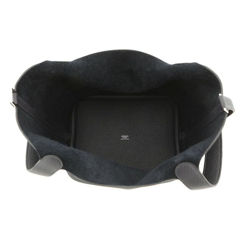 エルメス ハンドバッグ ピコタンロックMM キャバン/シルバー金具 トリヨンクレマンス K刻印