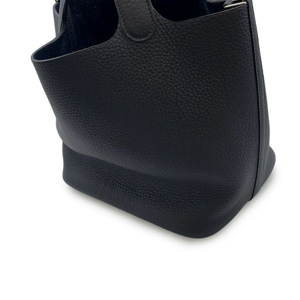 エルメス ハンドバッグ ピコタンロックMM キャバン/シルバー金具 トリヨンクレマンス K刻印